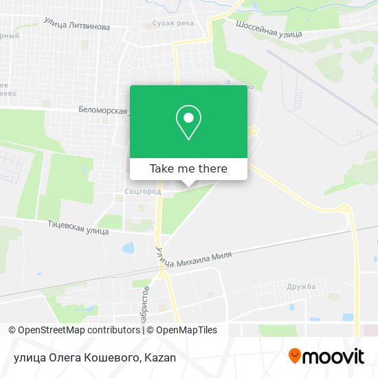 улица Олега Кошевого map