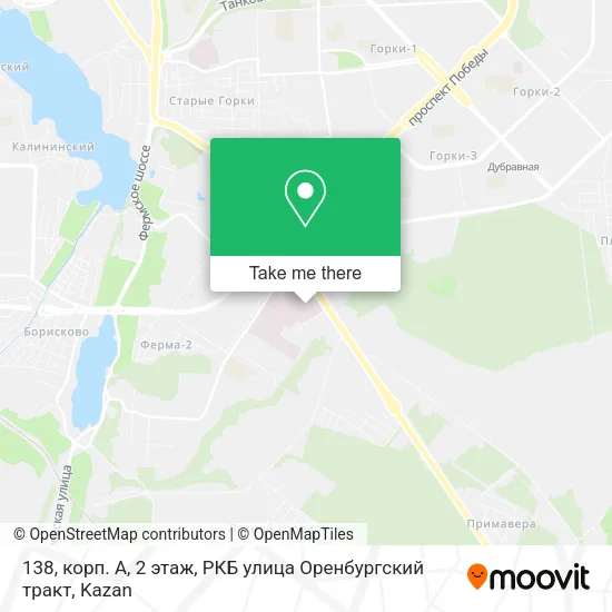 138, корп. А, 2 этаж, РКБ улица Оренбургский тракт map