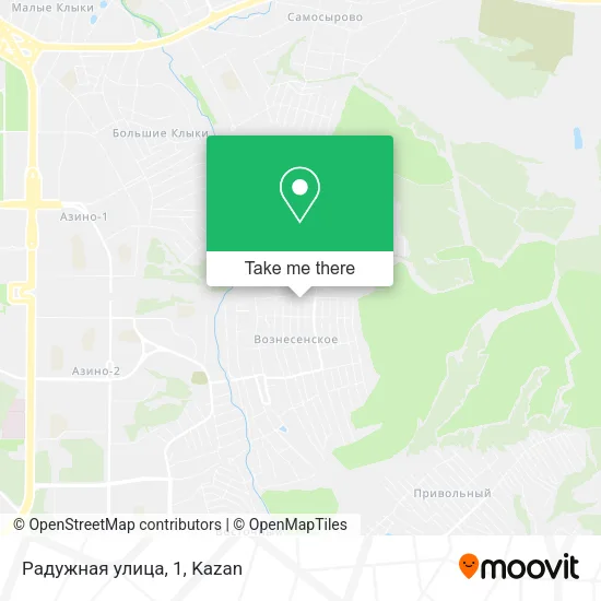 Радужная улица, 1 map