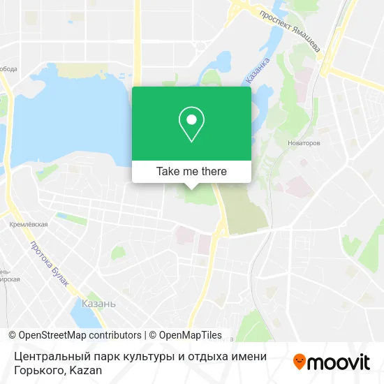 Центральный парк культуры и отдыха имени Горького map