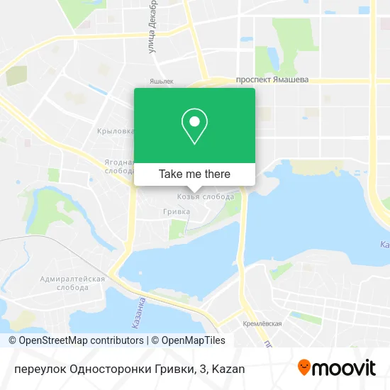 переулок Односторонки Гривки, 3 map