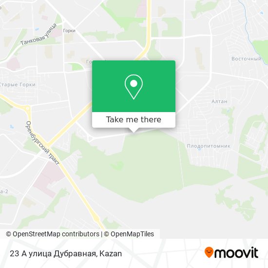 23 А улица Дубравная map