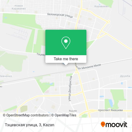 Тэцевская улица, 3 map