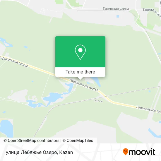 улица Лебяжье Озеро map