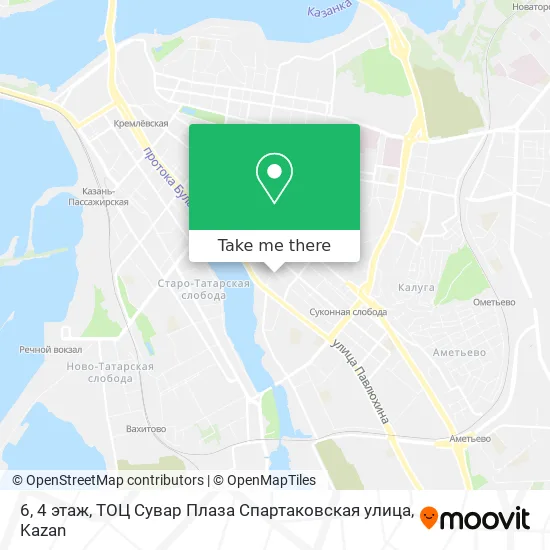 6, 4 этаж, ТОЦ Сувар Плаза Спартаковская улица map