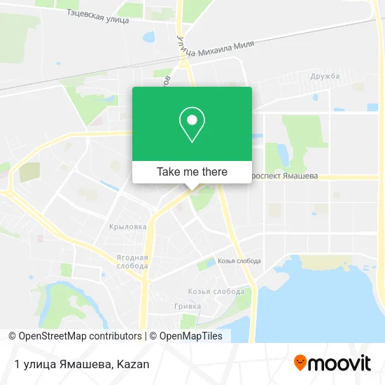 1 улица Ямашева map