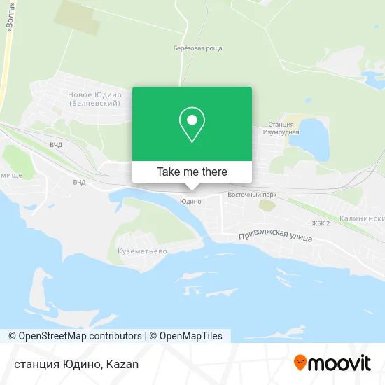 станция Юдино map