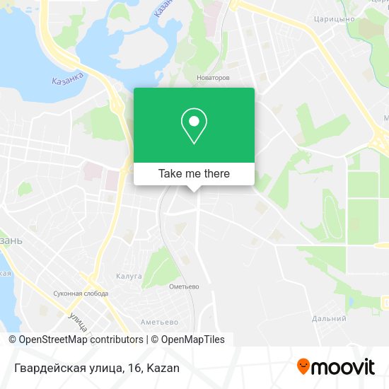 Гвардейская улица, 16 map