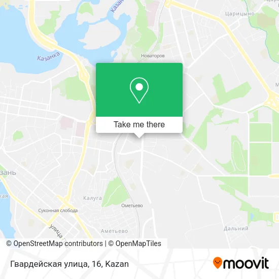 Гвардейская улица, 16 map