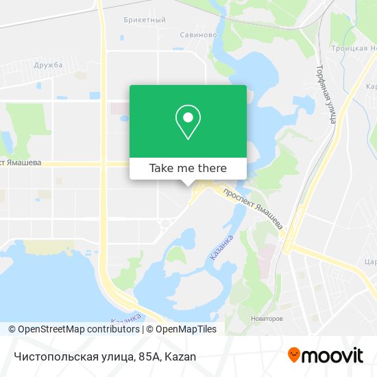 Чистопольская улица, 85А map
