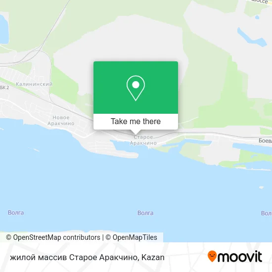 жилой массив Старое Аракчино map