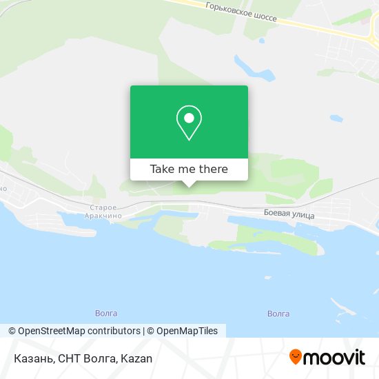 Казань, СНТ Волга map