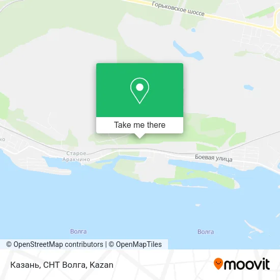 Казань, СНТ Волга map