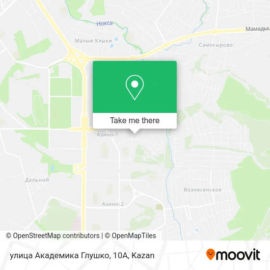 улица Академика Глушко, 10А map