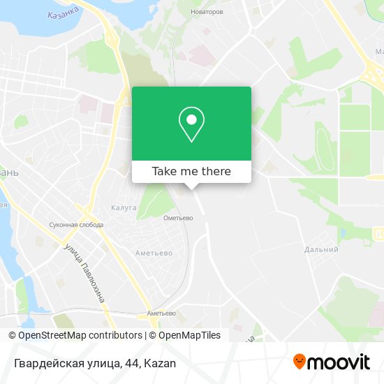 Гвардейская улица, 44 map
