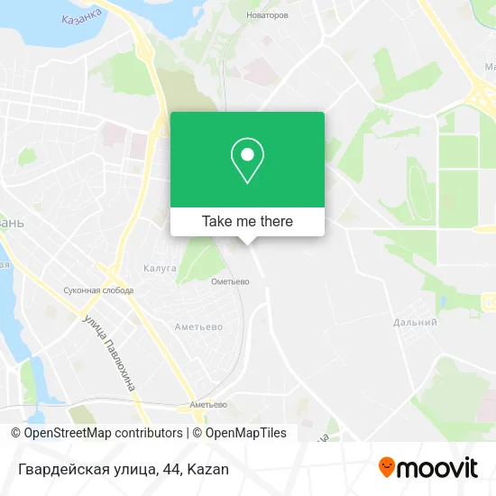 Гвардейская улица, 44 map