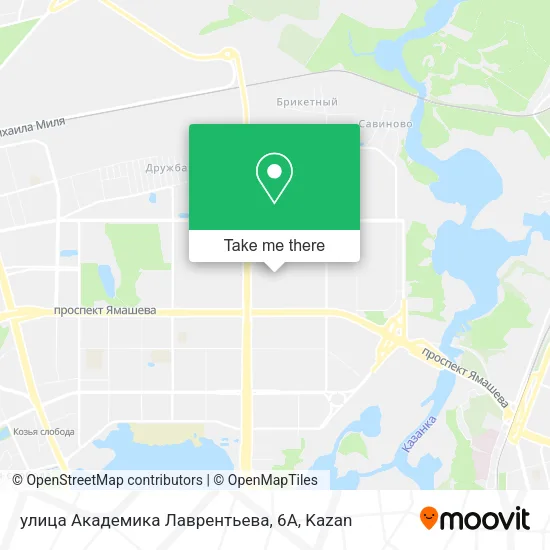 улица Академика Лаврентьева, 6А map