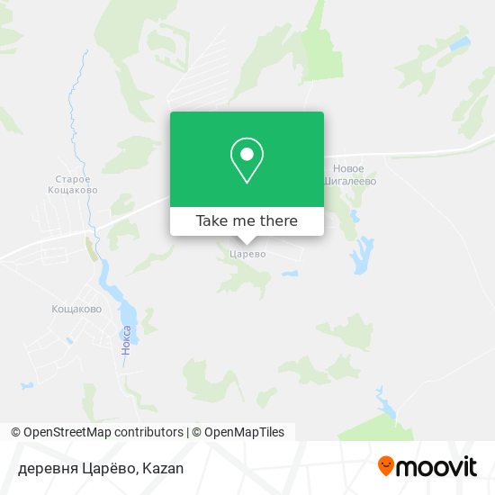 деревня Царёво map