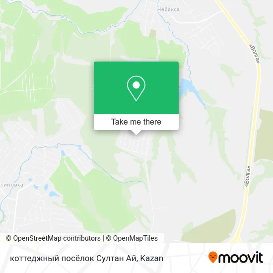 коттеджный посёлок Султан Ай map
