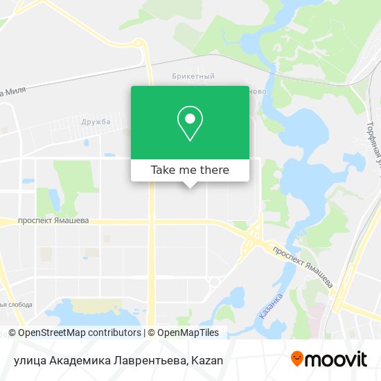 улица Академика Лаврентьева map
