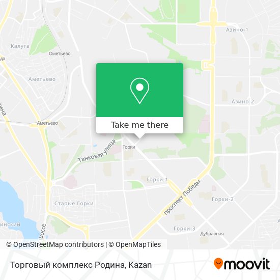 Торговый комплекс Родина map