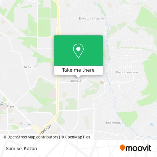 Sunrise map