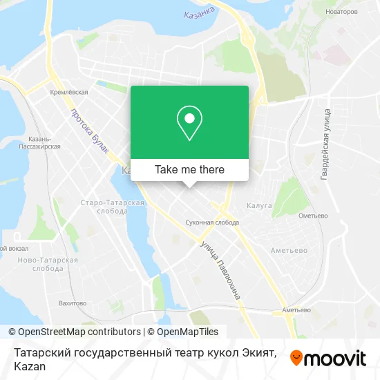 Татарский государственный театр кукол Экият map