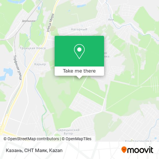 Казань, СНТ Маяк map