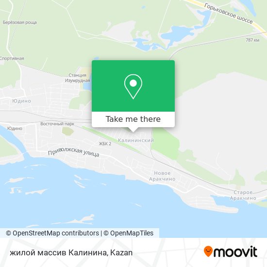 жилой массив Калинина map