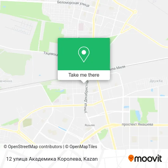 12 улица Академика Королева map