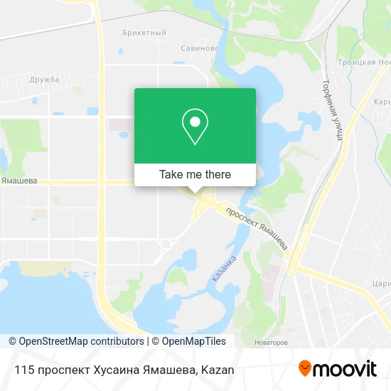 115 проспект Хусаина Ямашева map