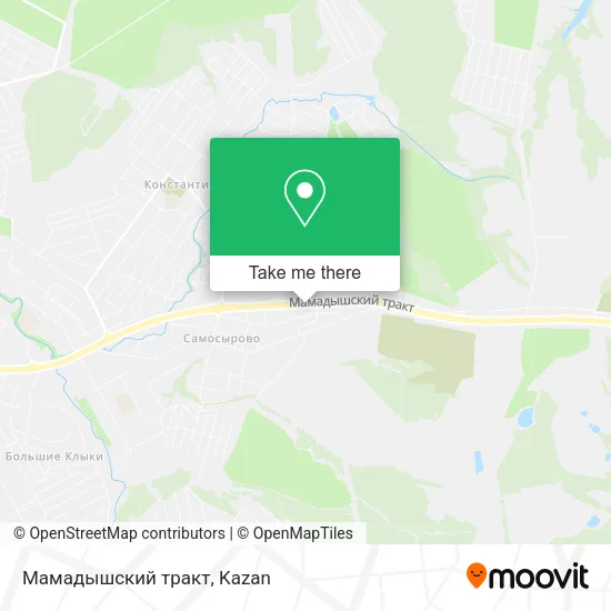 Мамадышский тракт map