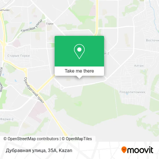 Дубравная улица, 35А map
