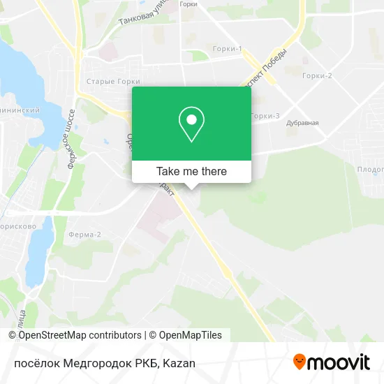 посёлок Медгородок РКБ map