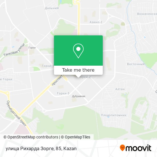 улица Рихарда Зорге, 85 map