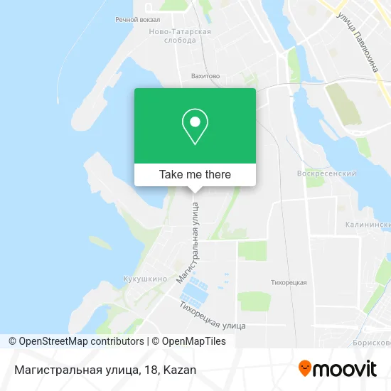 Магистральная улица, 18 map
