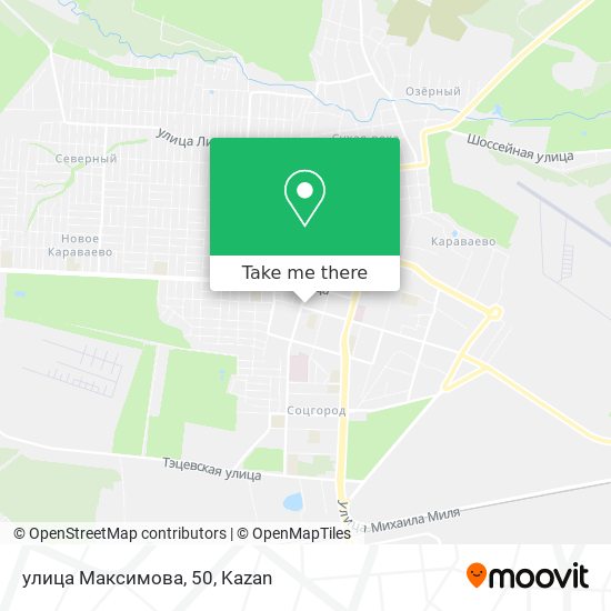 улица Максимова, 50 map