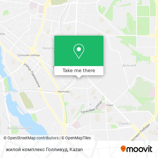 жилой комплекс Голливуд map