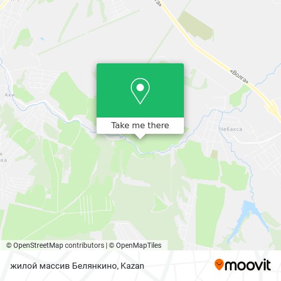 жилой массив Белянкино map