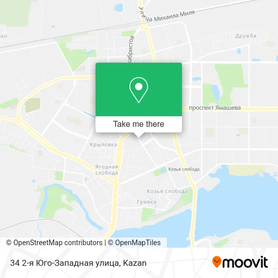 34 2-я Юго-Западная улица map