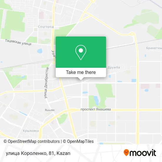 улица Короленко, 81 map