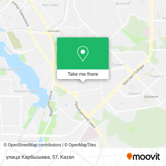 улица Карбышева, 57 map