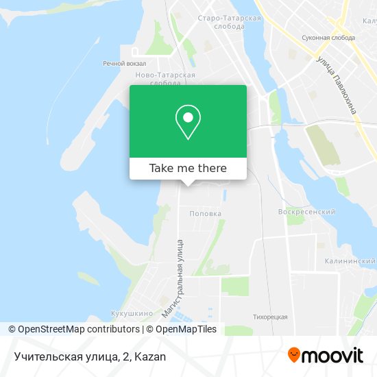 Учительская улица, 2 map