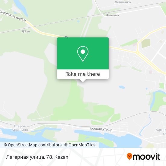 Лагерная улица, 78 map