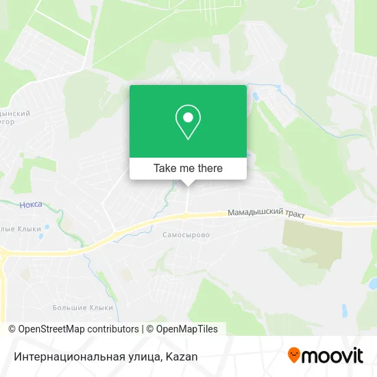 Интернациональная улица map