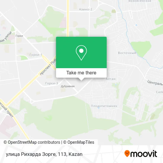 улица Рихарда Зорге, 113 map