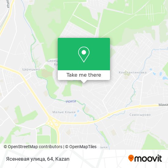 Ясеневая улица, 64 map