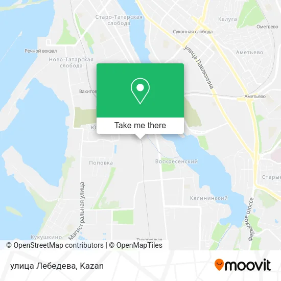 улица Лебедева map