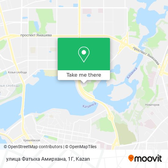 улица Фатыха Амирхана, 1Г map