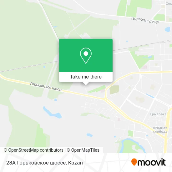 28А Горьковское шоссе map